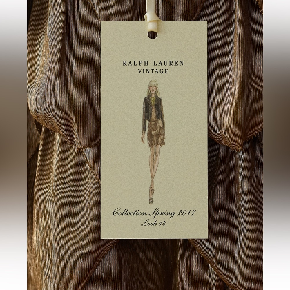 Ralph Lauren Collection Spring 2017 Dara Scalloped-Hem Dress